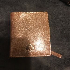 Rose gold sparkle small Kate spade wallet